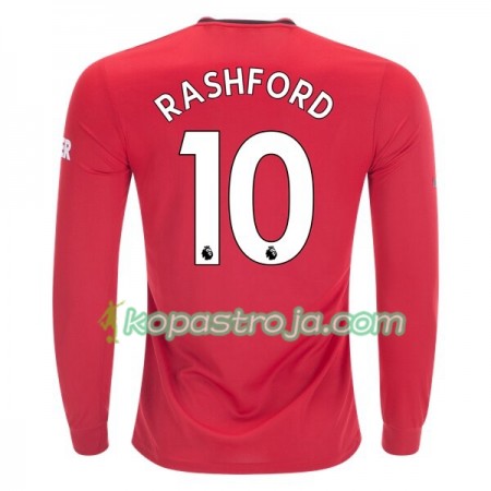 Billiga Fotbollströjor Manchester United Marcus Rashford 10 Hemma tröja 2019/20 Långärmad